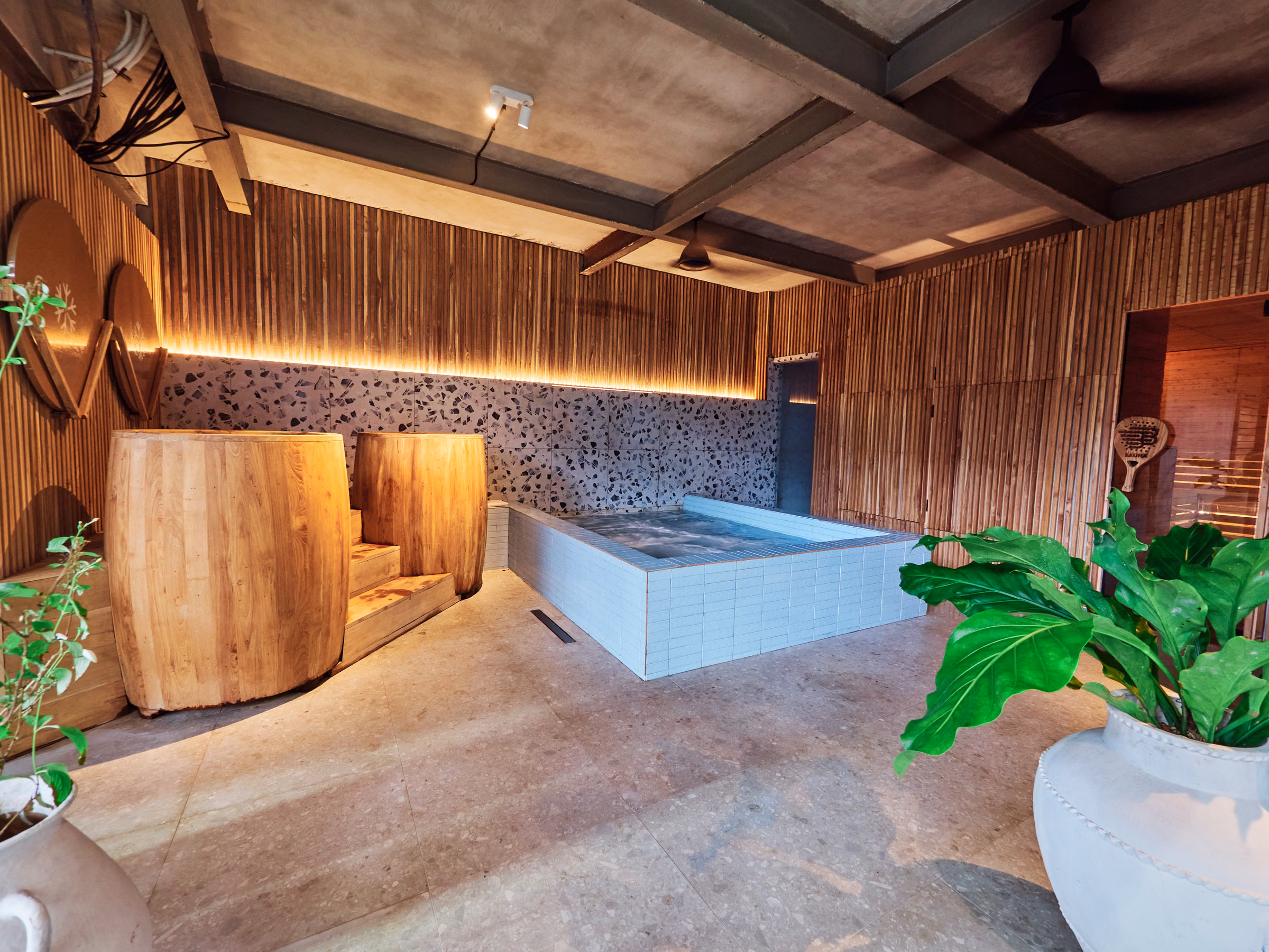 The clubhouse at Bam Bam Padel